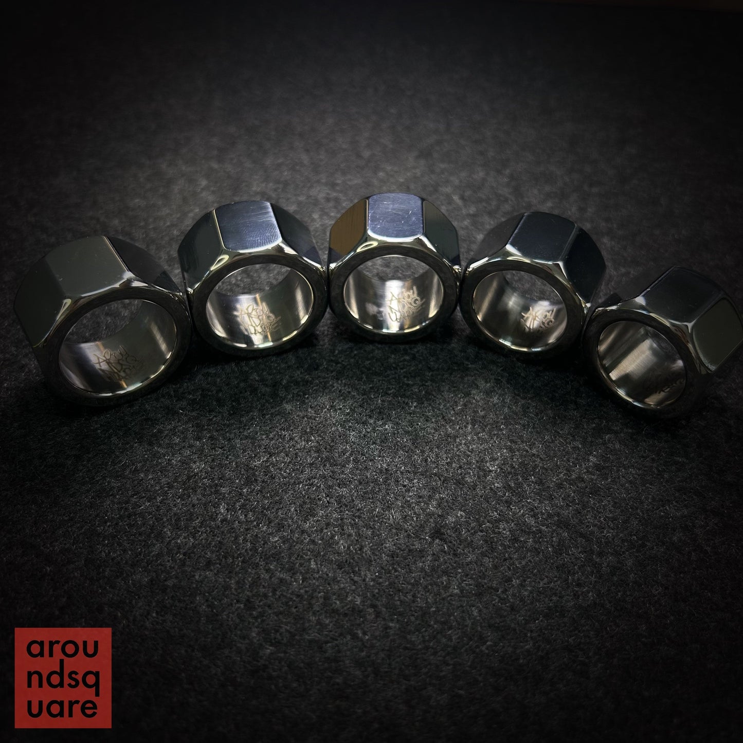 Octagon Bazhi Thumb Rings